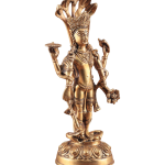 Pure Brass Resting Ganesha Statue Nepalese 12 Inch - Premium Himalayan Art | Jaipurio
